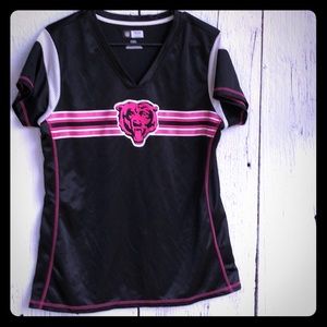 NFL women’s Chicago Bears pink Jersey.